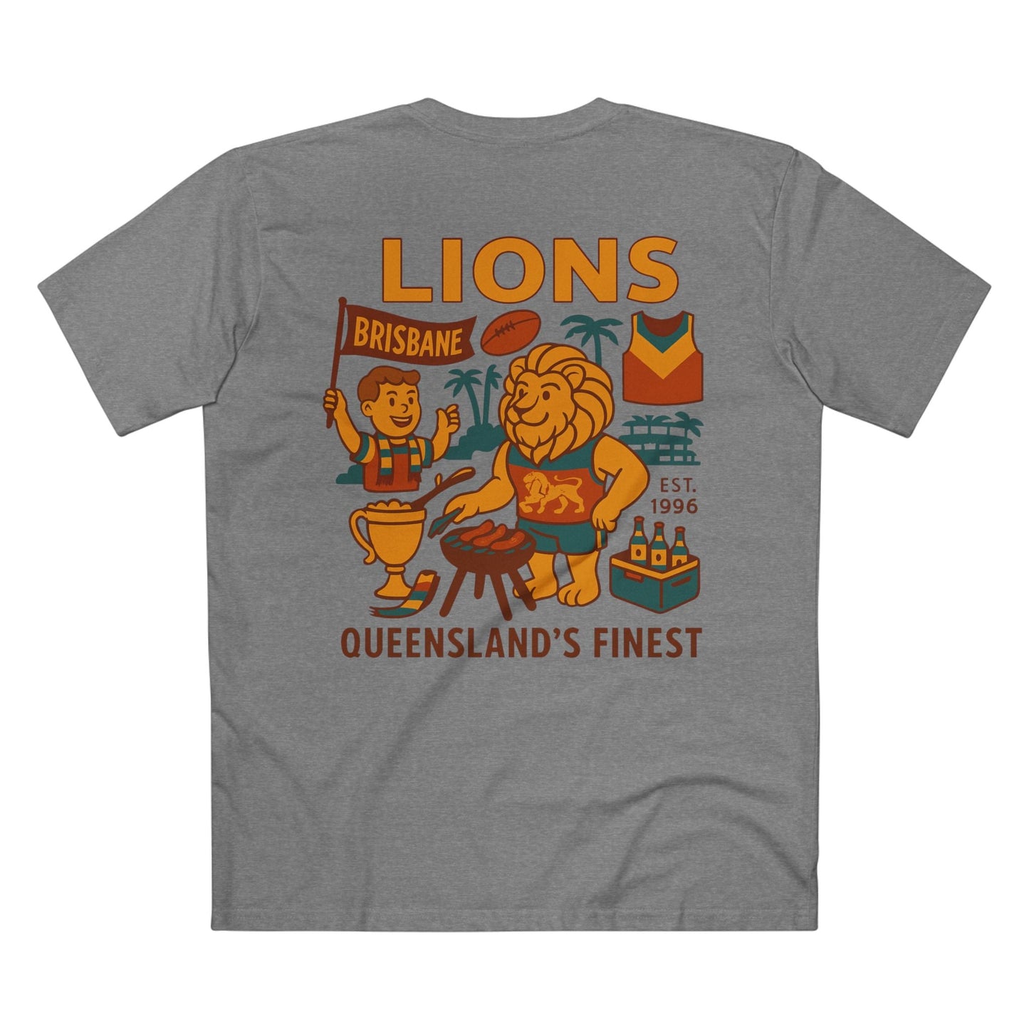 Brisbane Footy Tee - Lions Club Series - VFtees