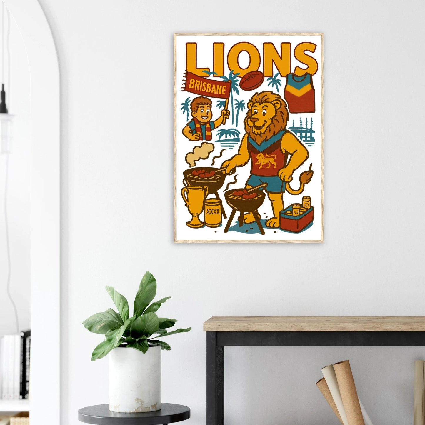 Brisbane Framed Wall Art - VFtees