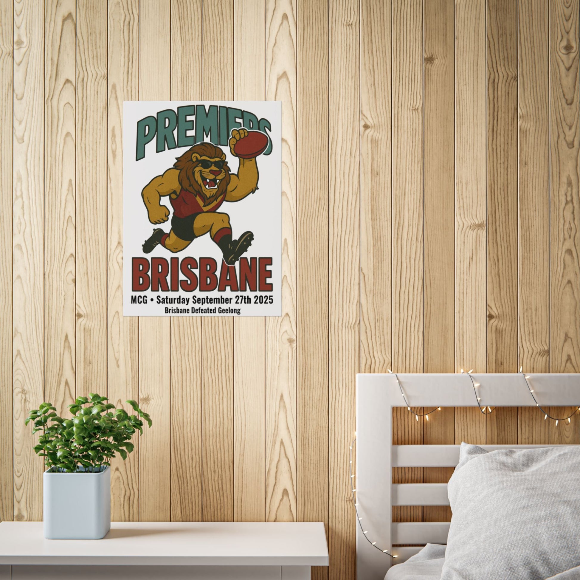 Brisbane Premiers Vintage Wall Art - VFtees