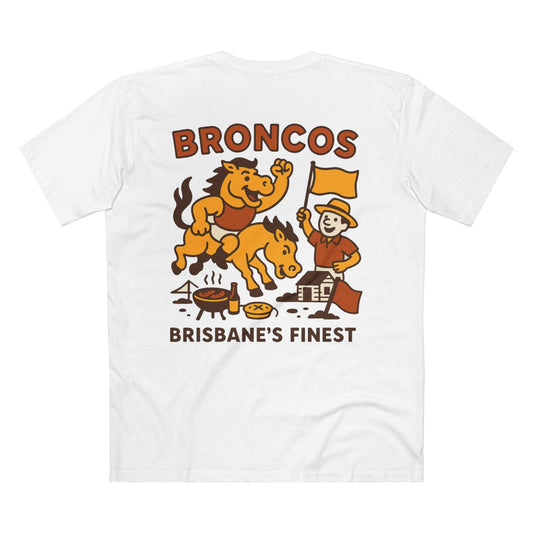 Broncos BBQ Rugby League Tee - Brisbane Club Series - VFtees