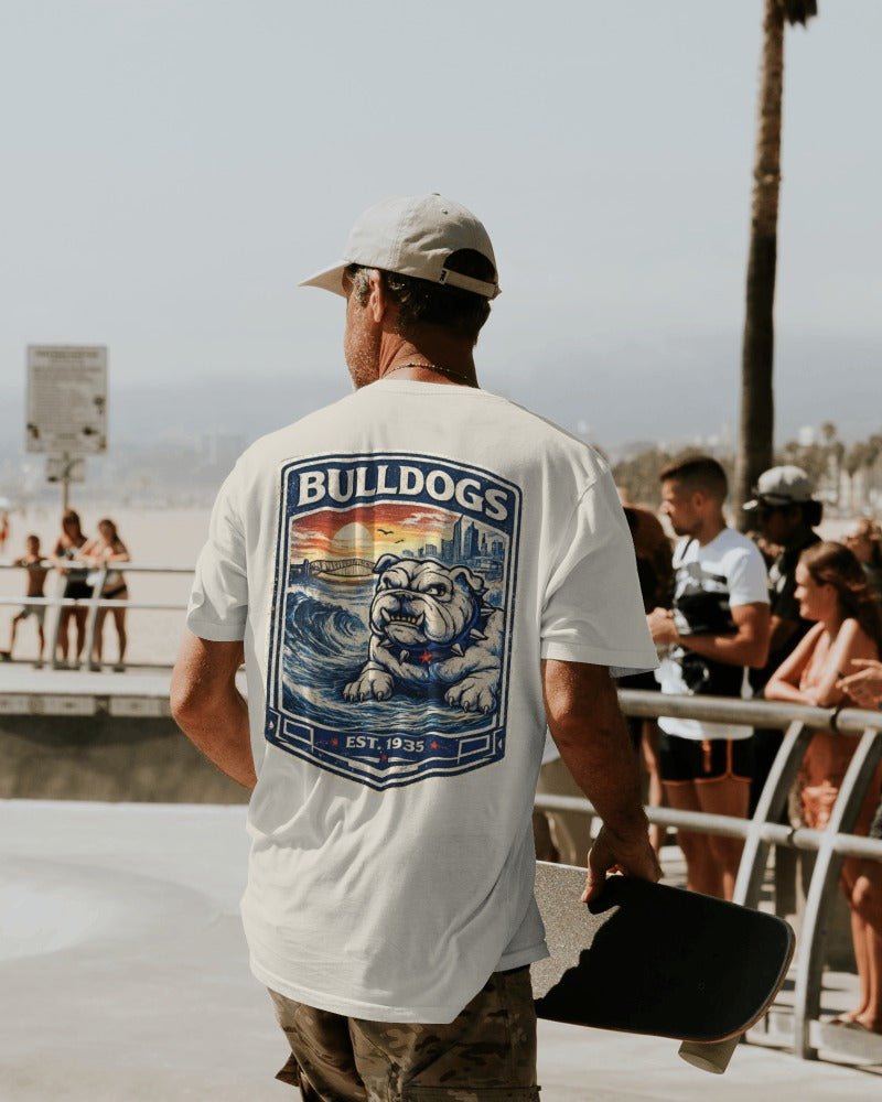 Bulldogs League Wave Tee - VFtees
