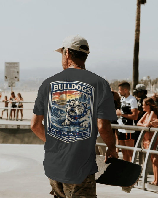 Bulldogs League Wave Tee - VFtees