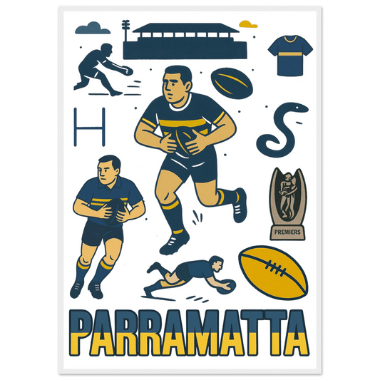 Eels Framed Wall Art - VFtees