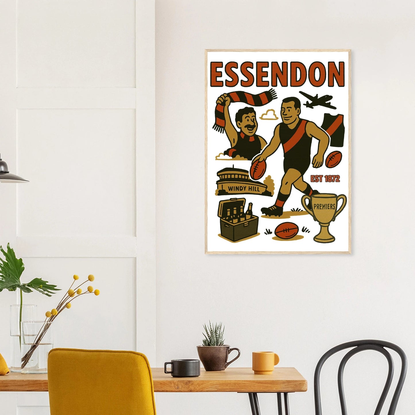 Essendon - Framed Wall Art - VFtees