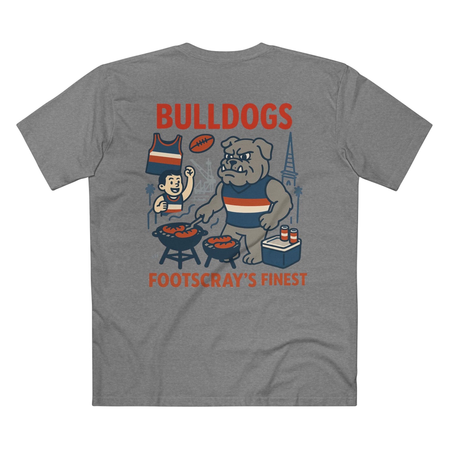 Footscray Footy Tee - Bulldogs Club Series - VFtees