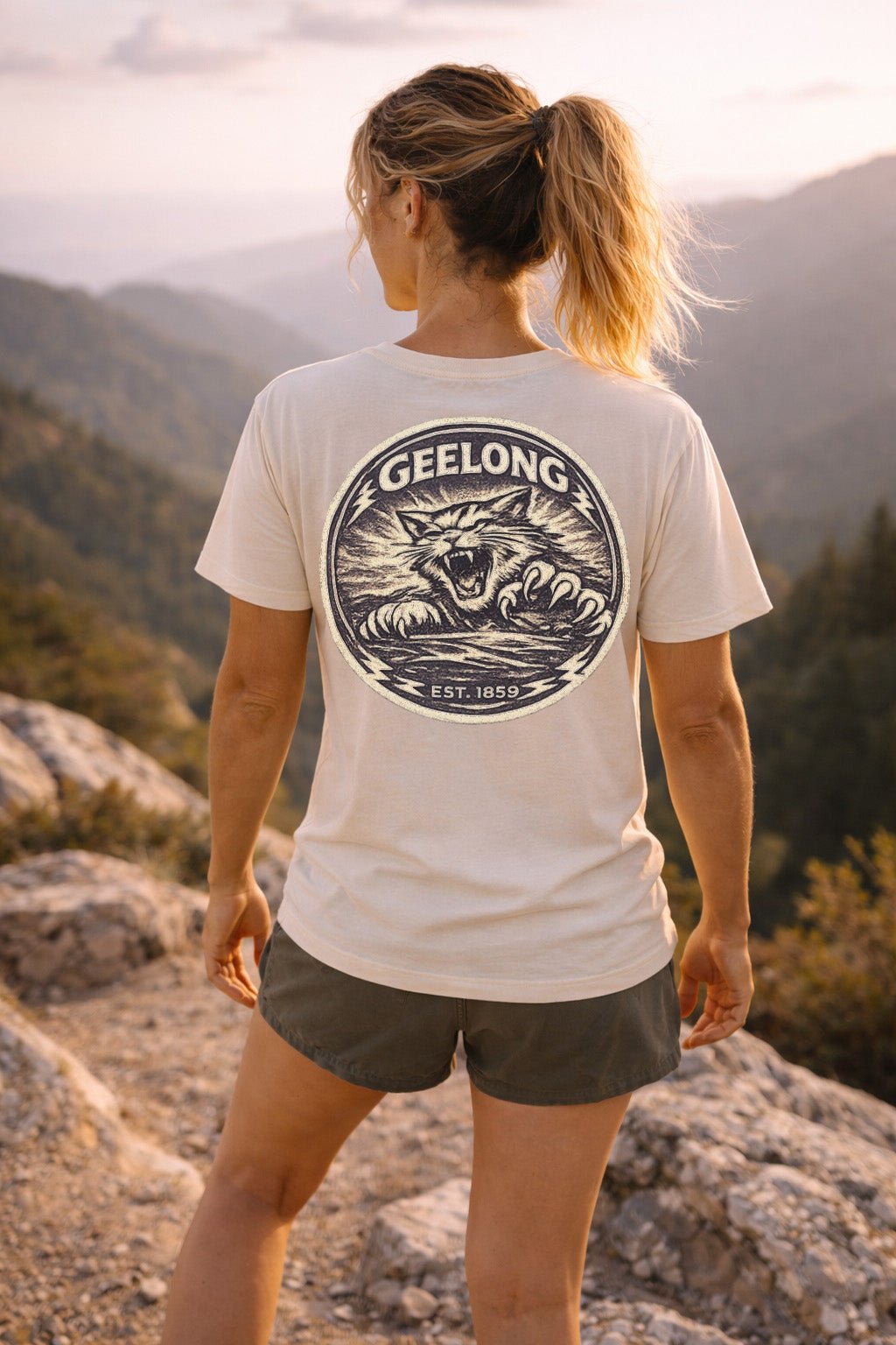 Geelong Football Wave Tee - VFtees