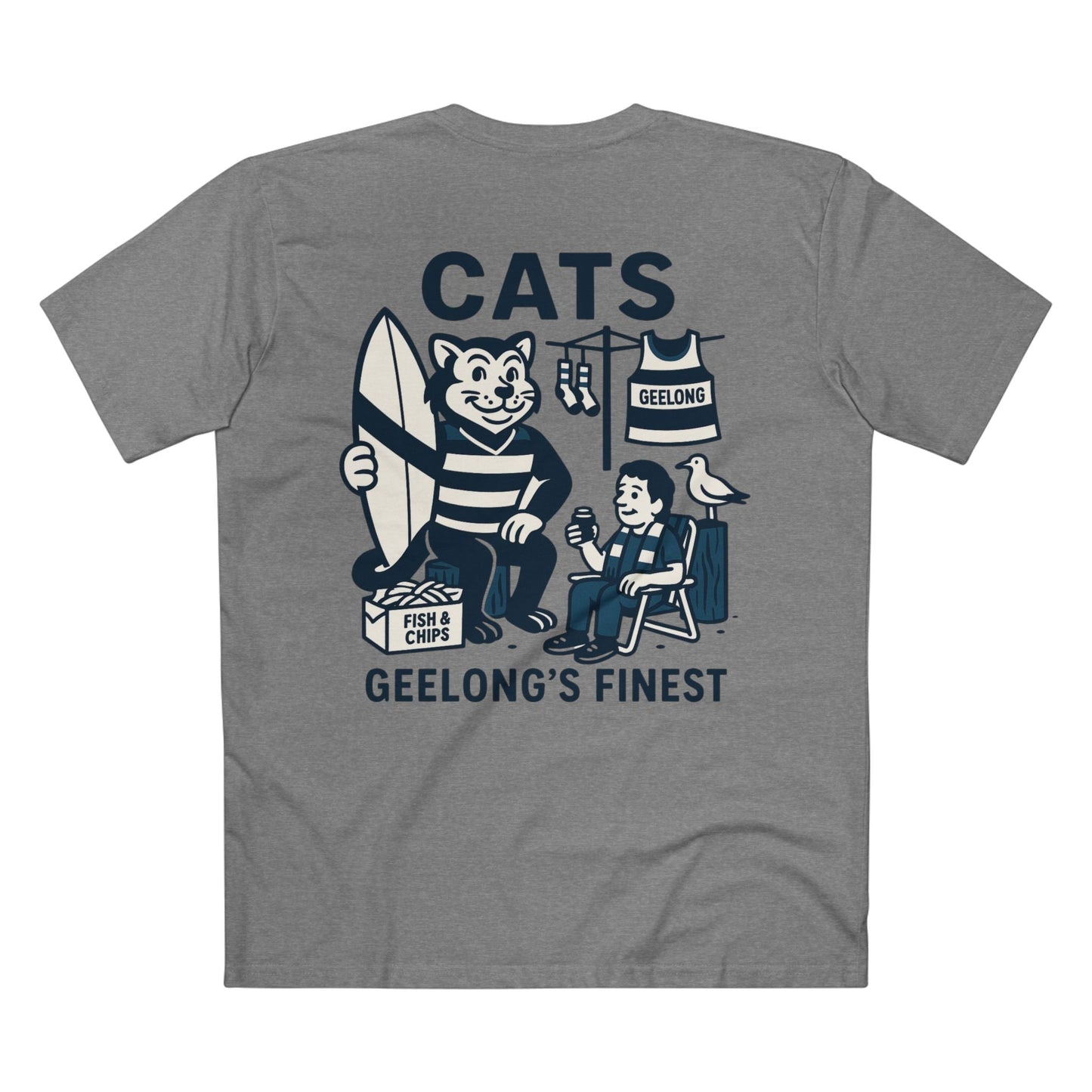 Geelong Footy Tee - Cats Club Series - VFtees