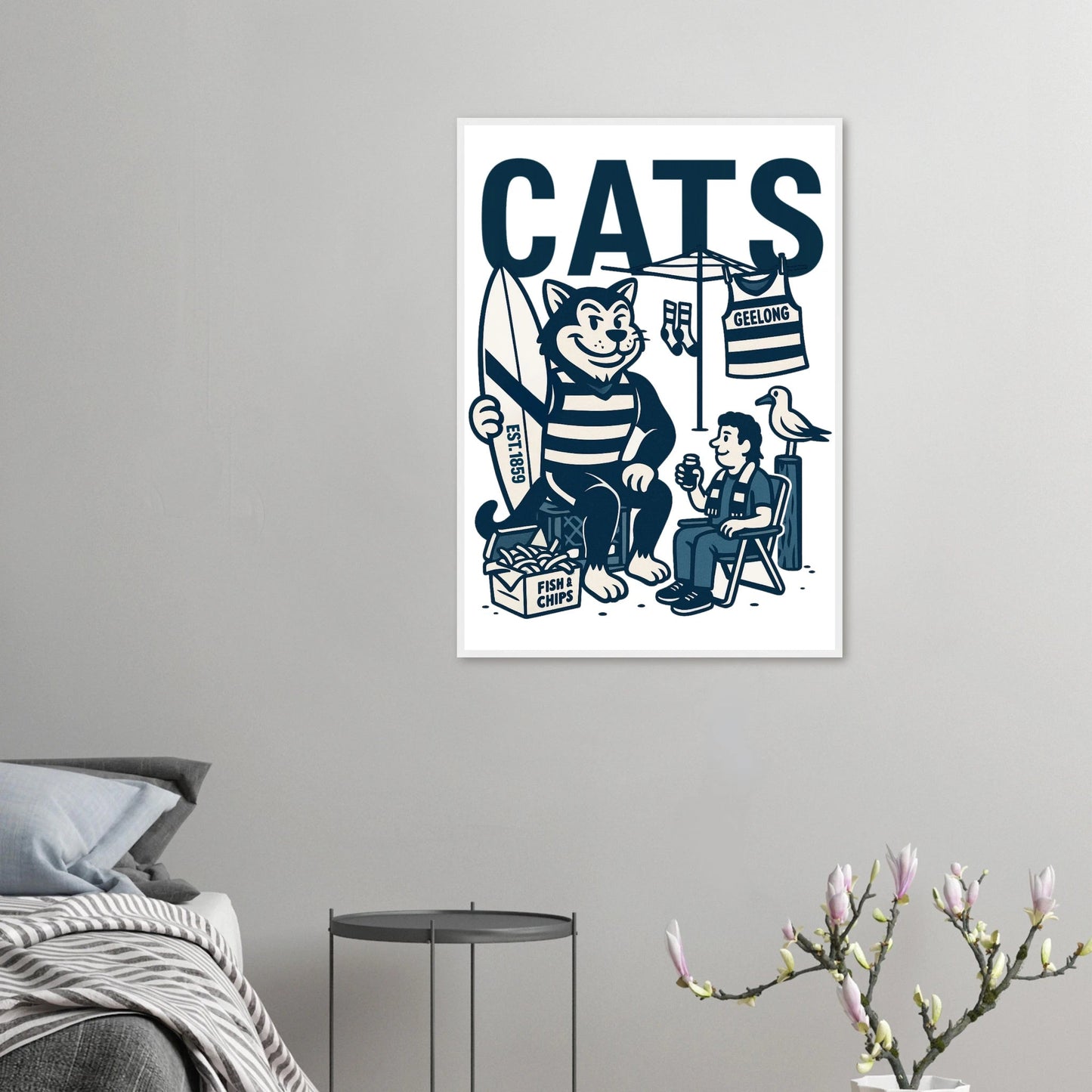 Geelong Framed Wall Art - VFtees