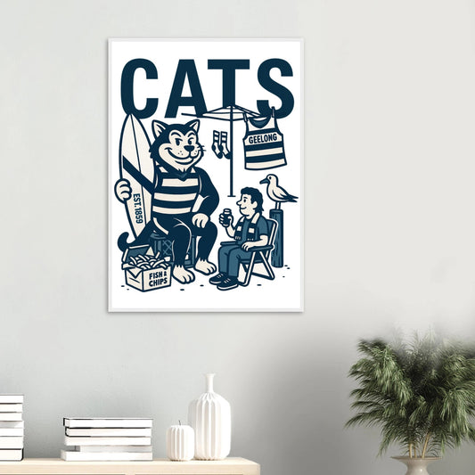 Geelong Framed Wall Art - VFtees