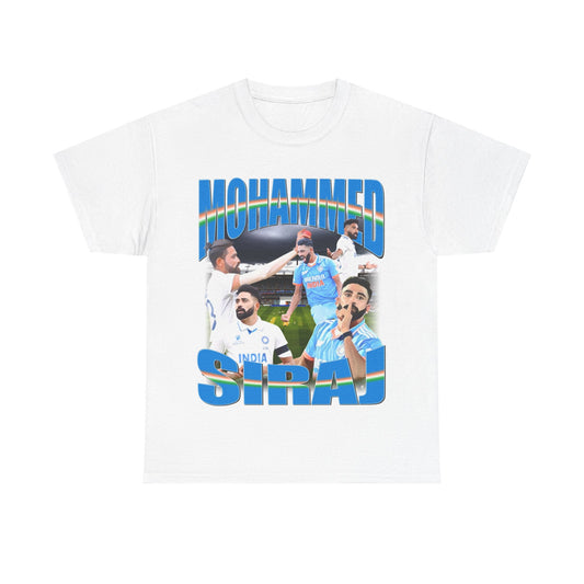Mohammed Siraj Indian Cricket Graphic Tee - VFtees