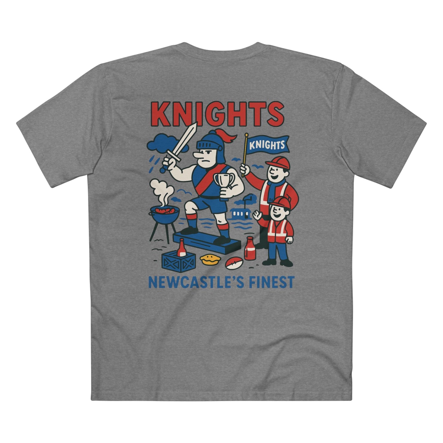 Newcastle Rugby League Tee - Knights Club Series - VFtees