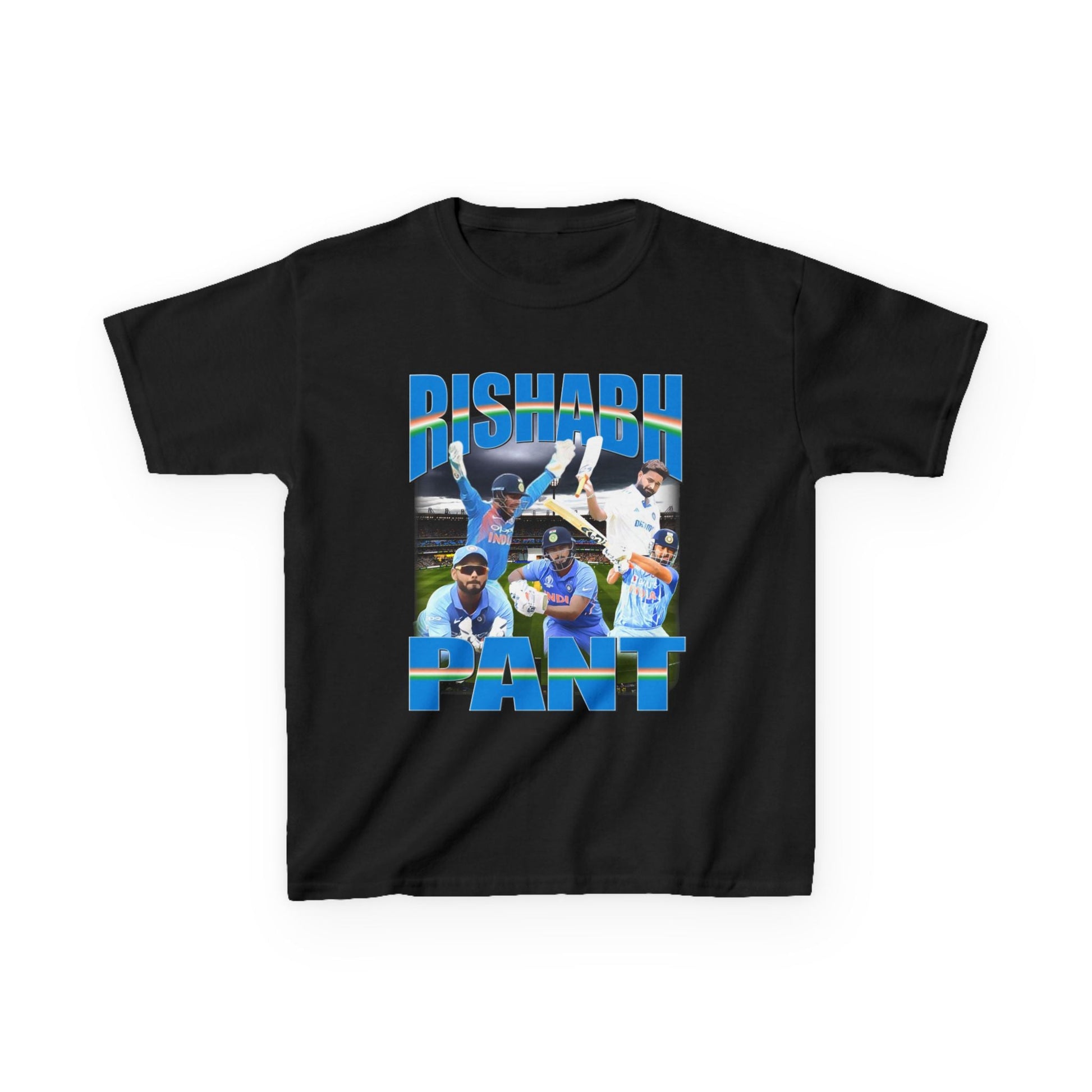 Rishabh Pant Indian Cricket Graphic Tee (Kids) - VFtees