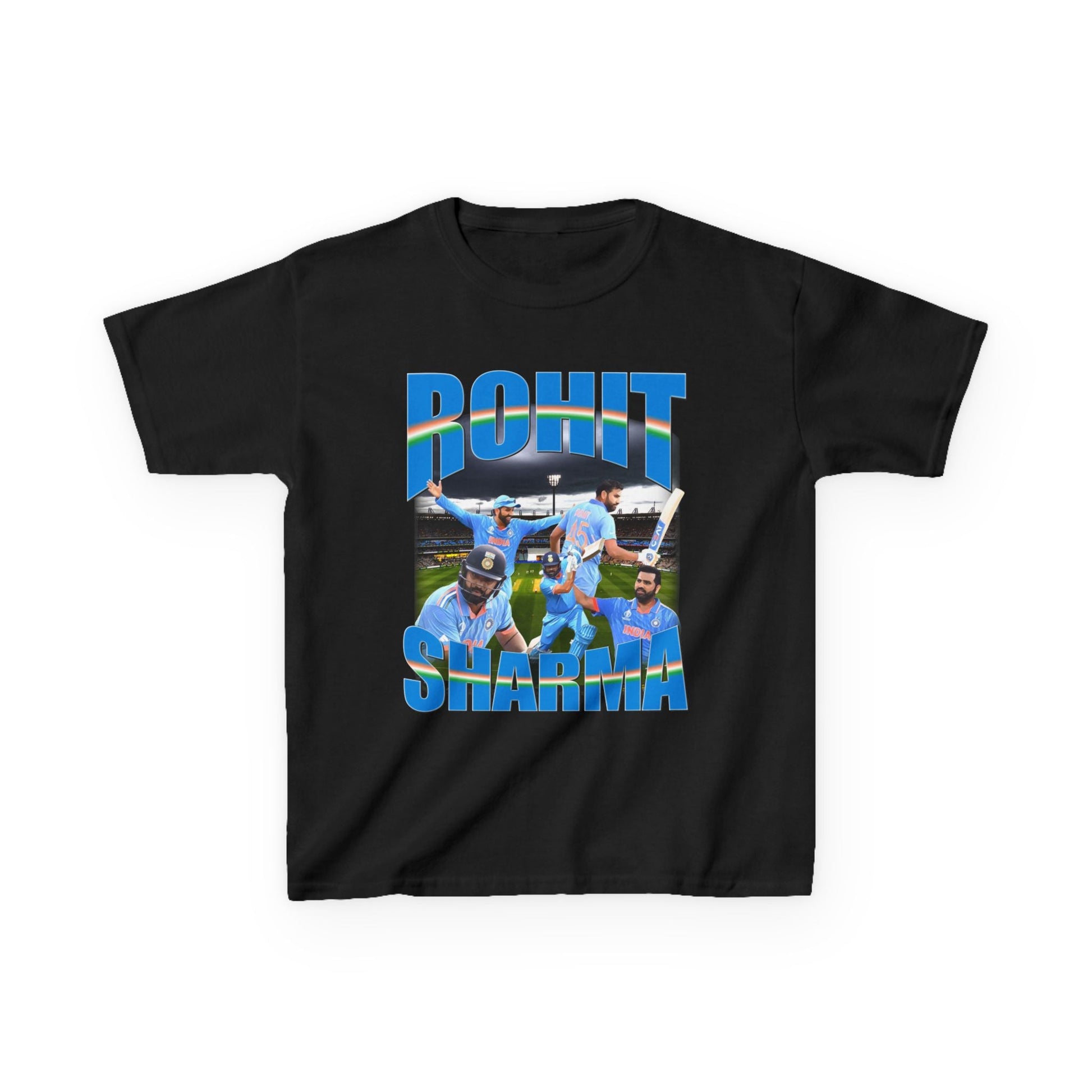 Rohit Sharma Indian Cricket Graphic Tee (Kids) - VFtees