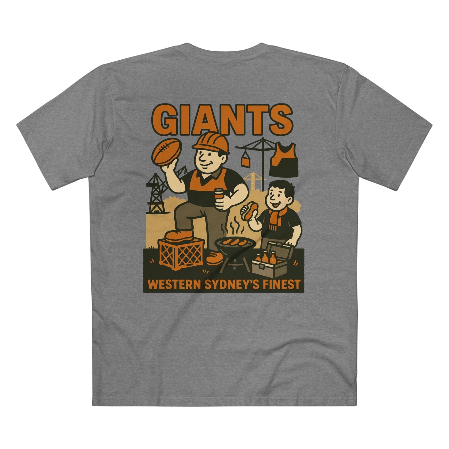 Western Sydney Footy Tee - Giants Club Series - VFtees