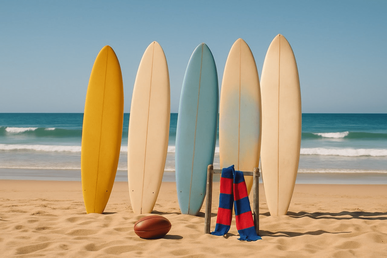 Footy Surf Tees - VFtees