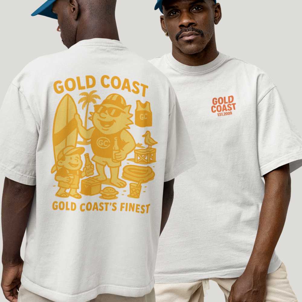 Gold Coast Footy Tee - Suns Club Series