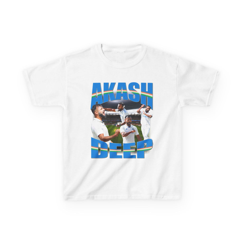 Akash Deep Indian Cricket Graphic Tee (Kids)