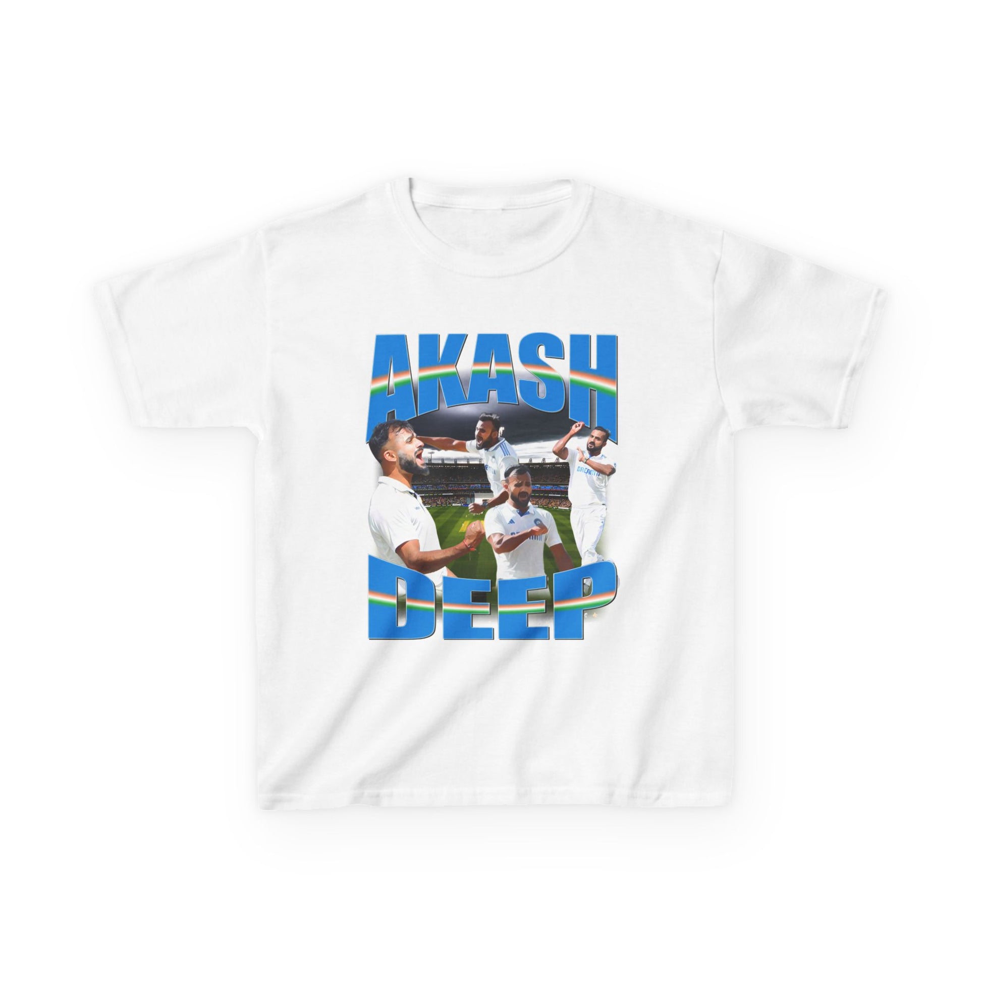 Akash Deep Indian Cricket Graphic Tee (Kids)