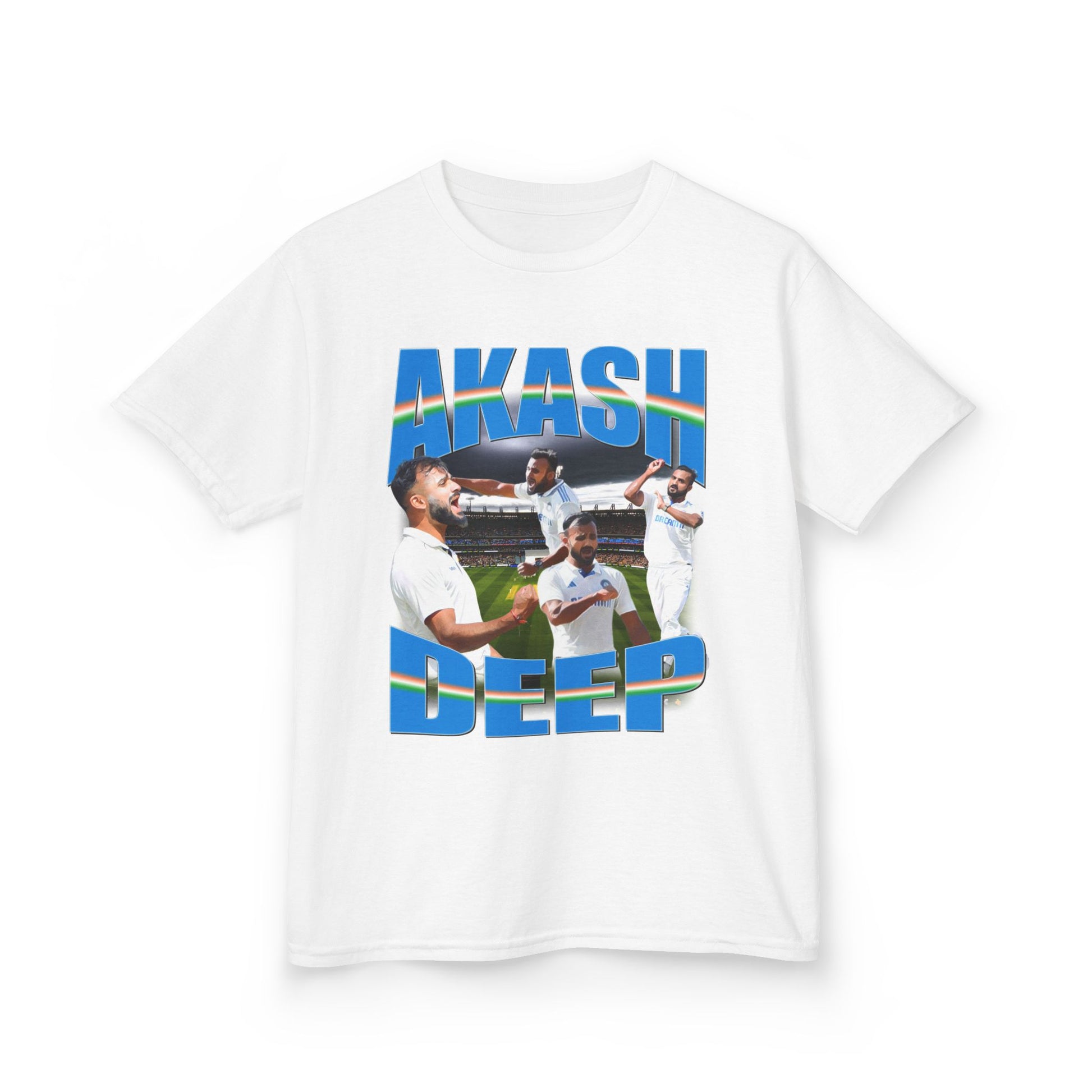 Akash Deep Indian Cricket Graphic Tee (Kids)