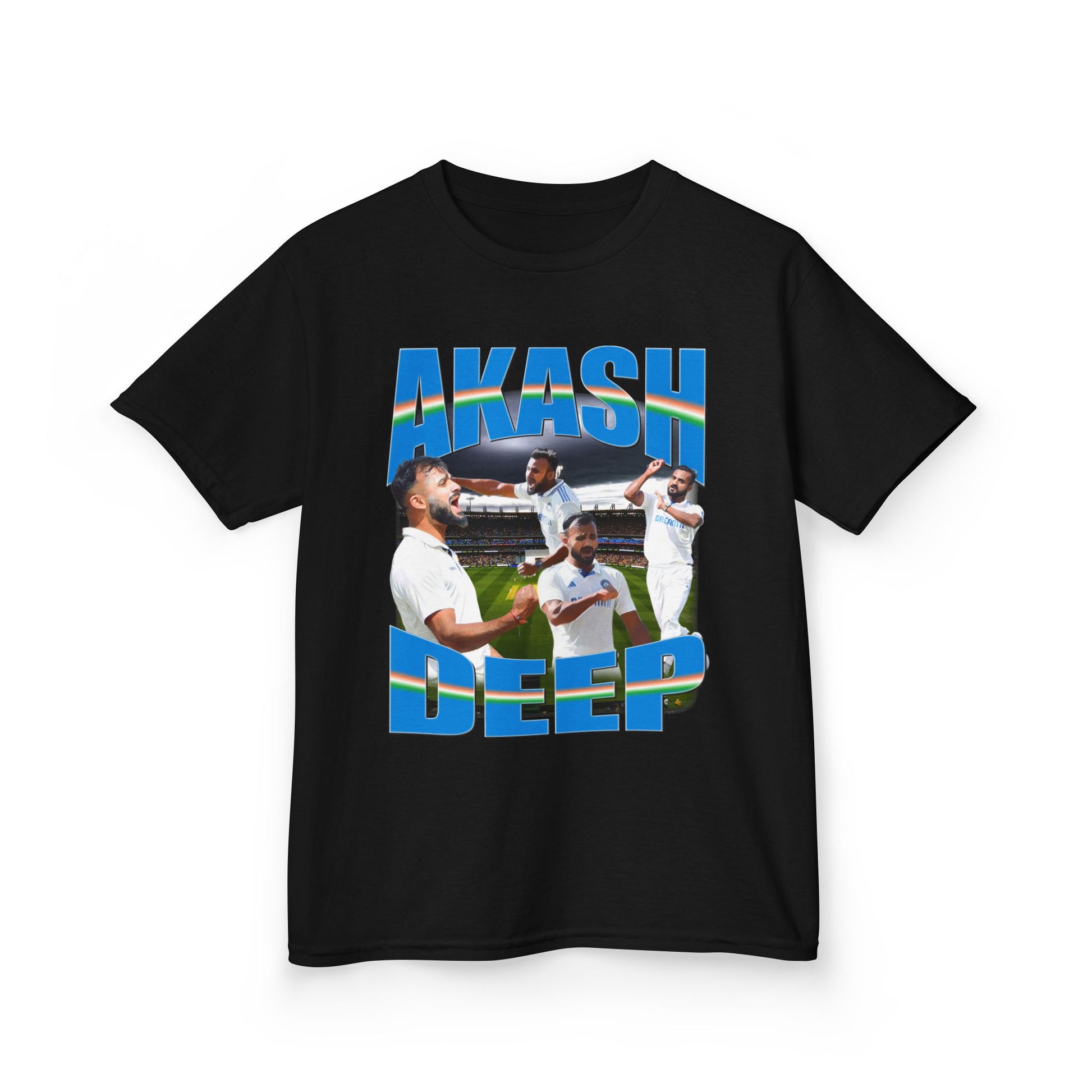 Akash Deep Indian Cricket Graphic Tee (Kids)