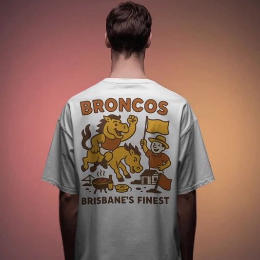 Broncos BBQ Rugby League Tee - Brisbane Club Series