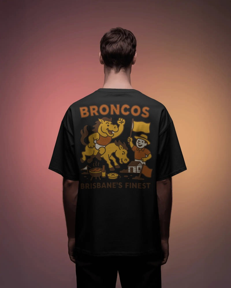 Broncos BBQ Rugby League Tee - Brisbane Club Series
