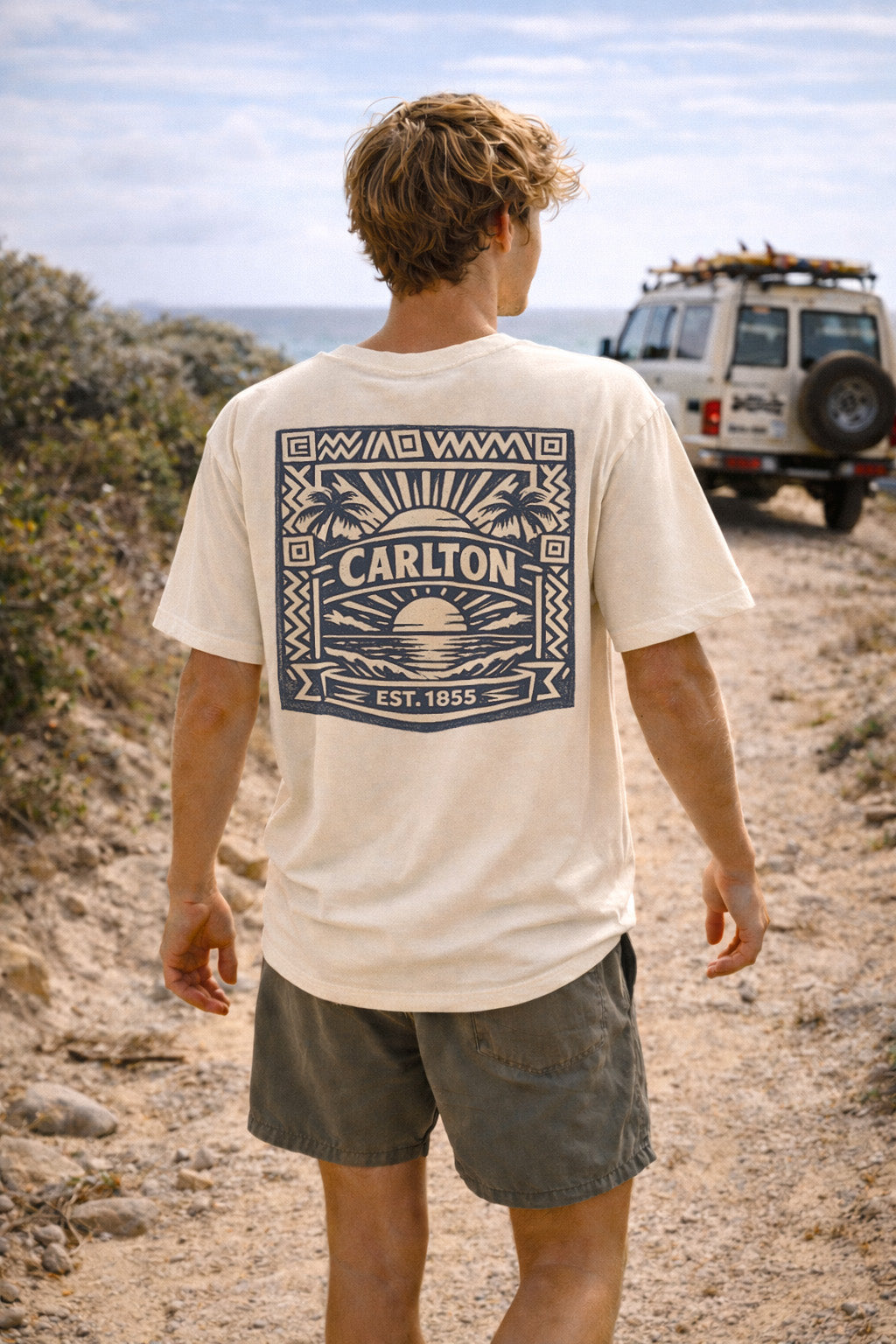 Carlton Football Wave Tee