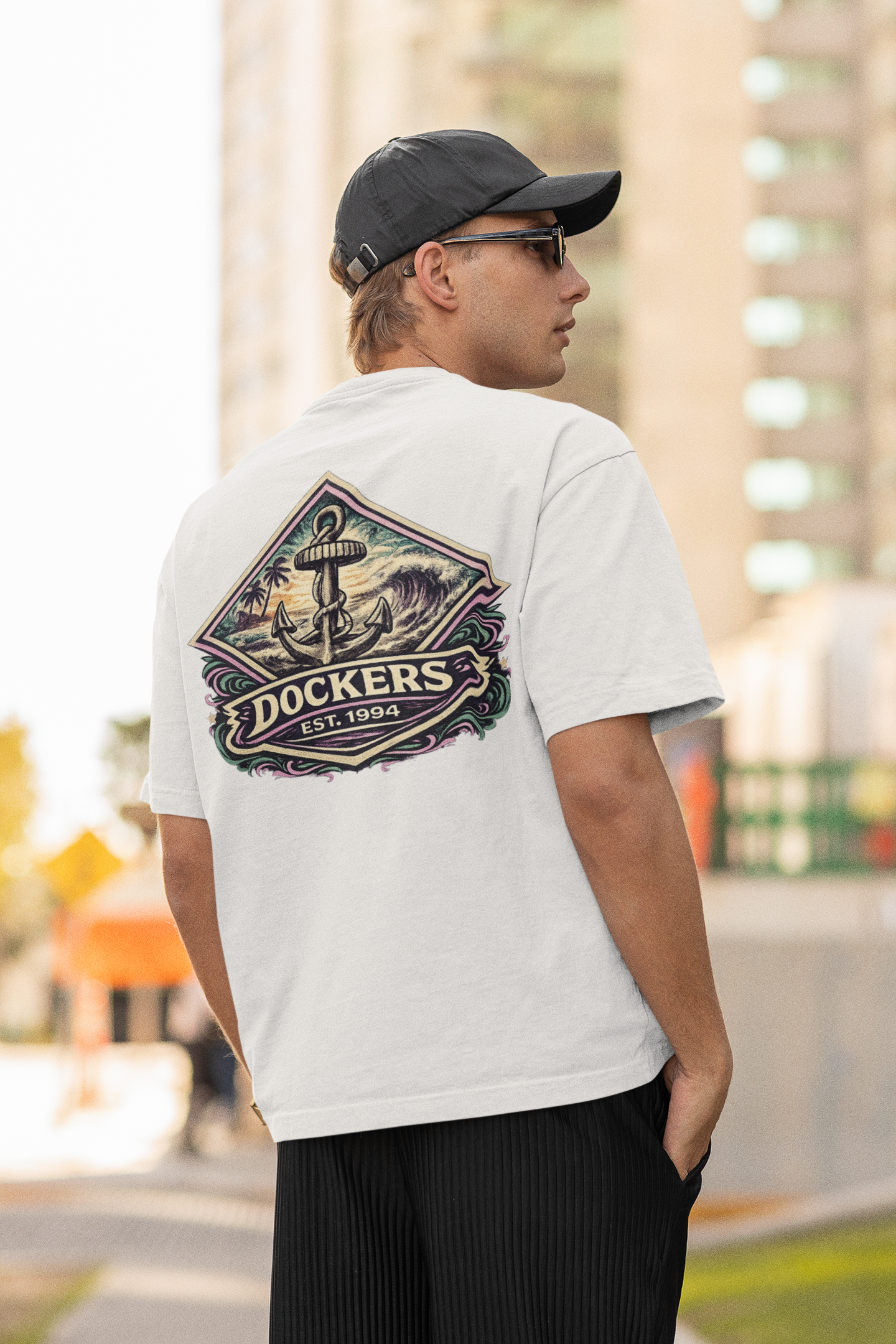 Fremantle Football Wave Tee