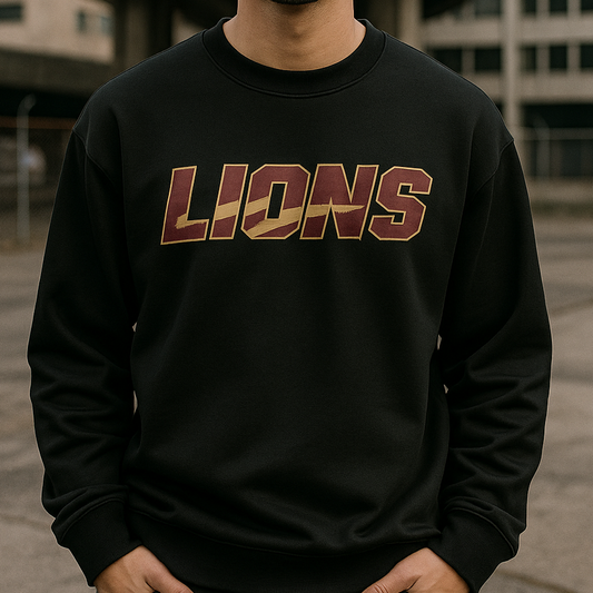 Brisbane Footy Jumper – Lions Football Team Crew