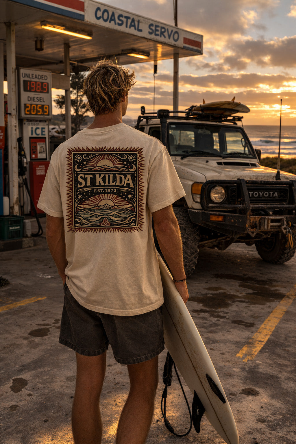 St Kilda Football Wave Tee