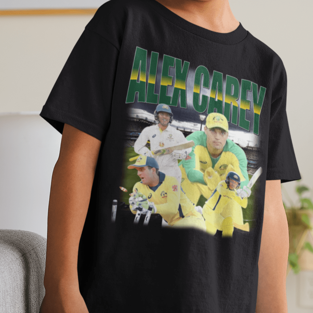 Alex Carey Australian Cricket Graphic Tee (Kids) - VFtees