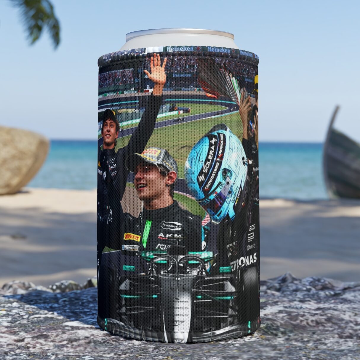 AMG Mercedes F1 Team Stubby Holder - VFtees