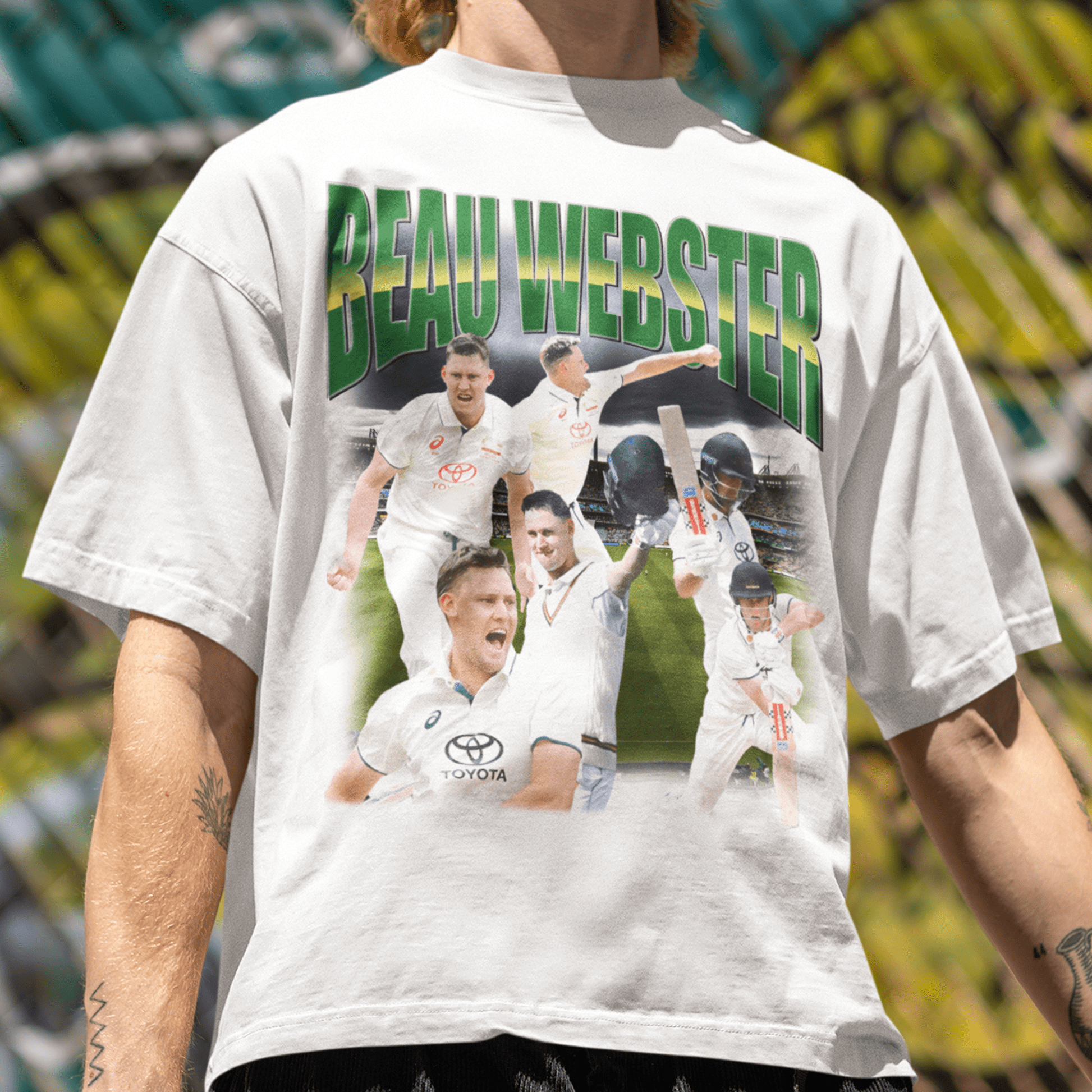 Beau Webster Australian Cricket Graphic Tee - VFtees