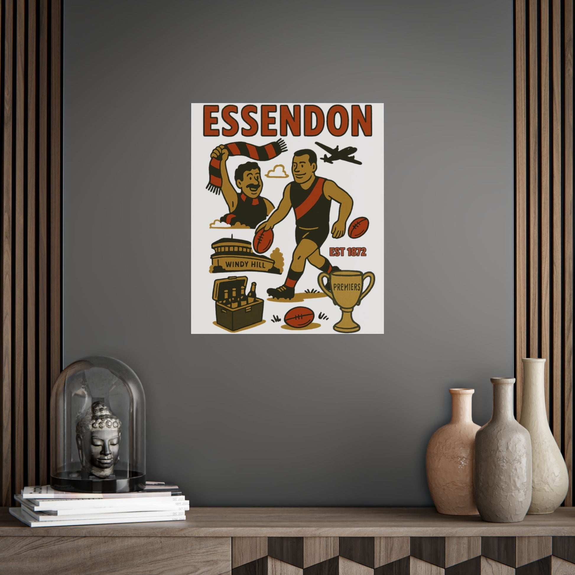 Bombers Vintage Wall Art (Limited Release) - VFtees