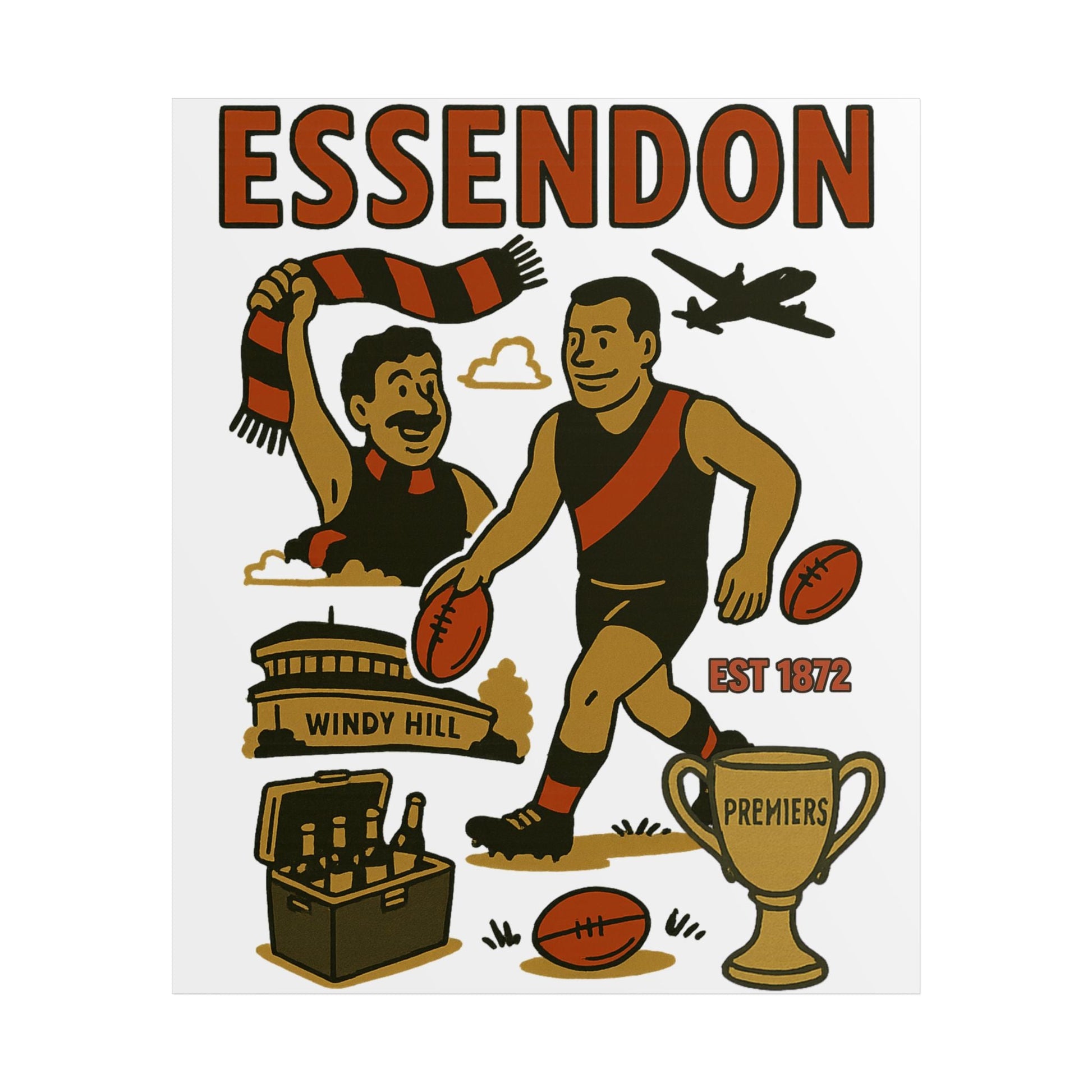 Bombers Vintage Wall Art (Limited Release) - VFtees