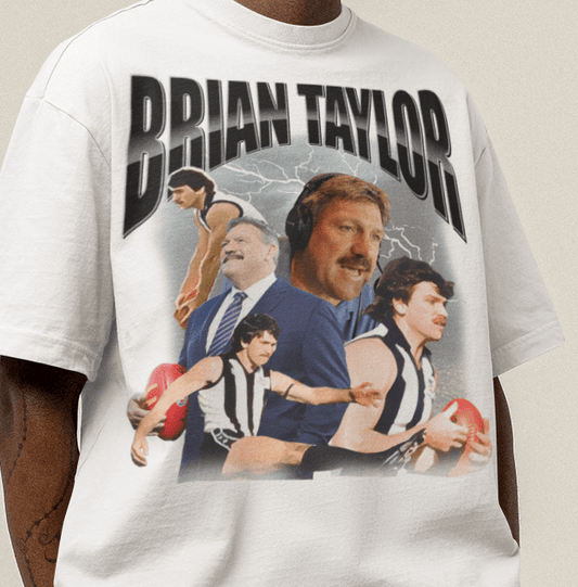 Brian Taylor 'Bristle' Vintage Footy Tee - VFtees