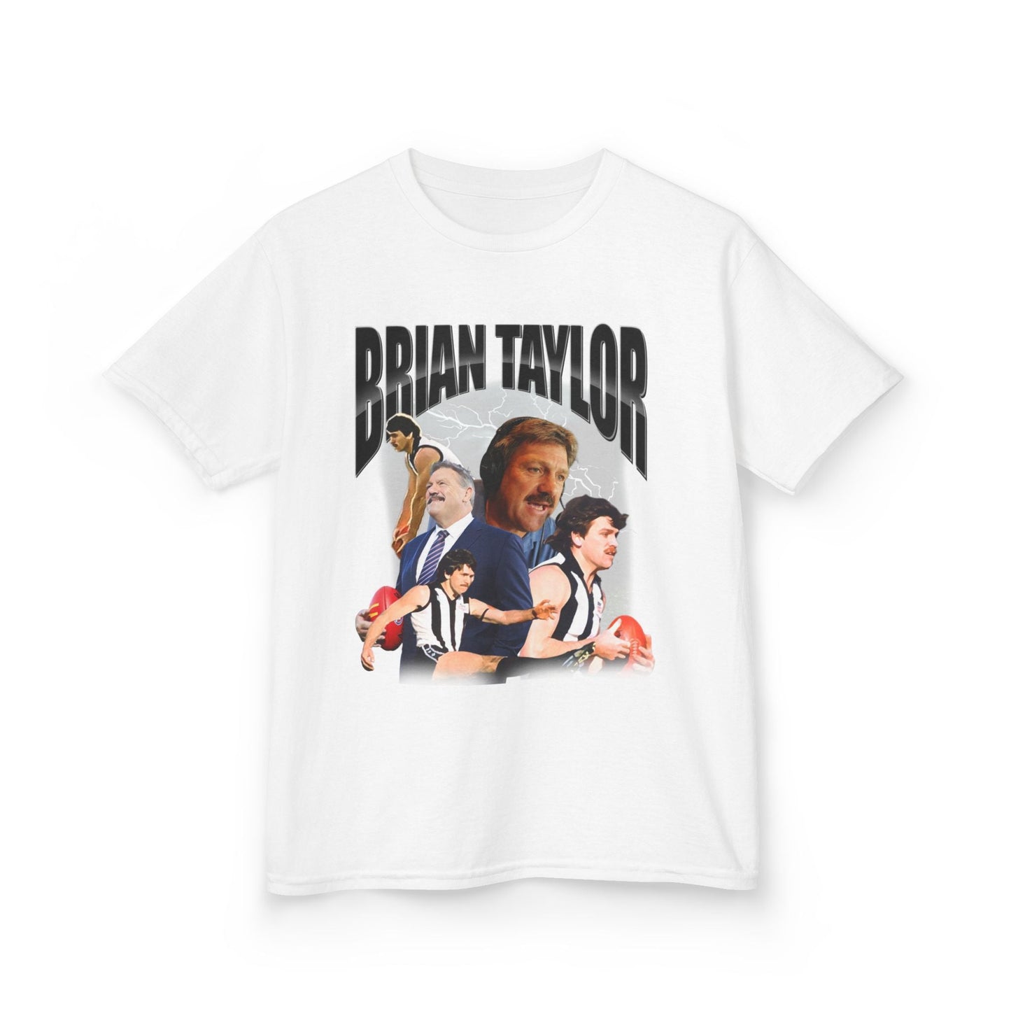 Brian Taylor 'Bristle' Vintage Footy Tee (Kids) - VFtees