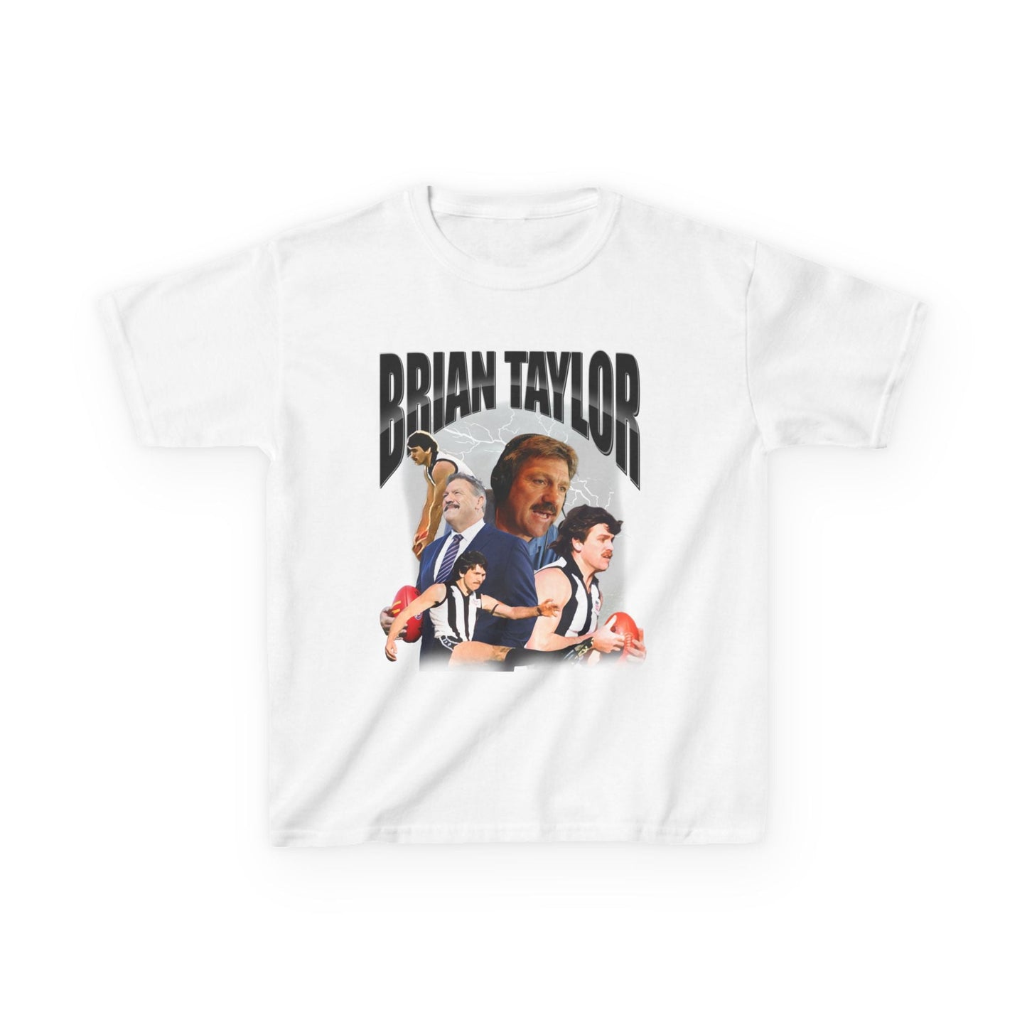 Brian Taylor 'Bristle' Vintage Footy Tee (Kids) - VFtees