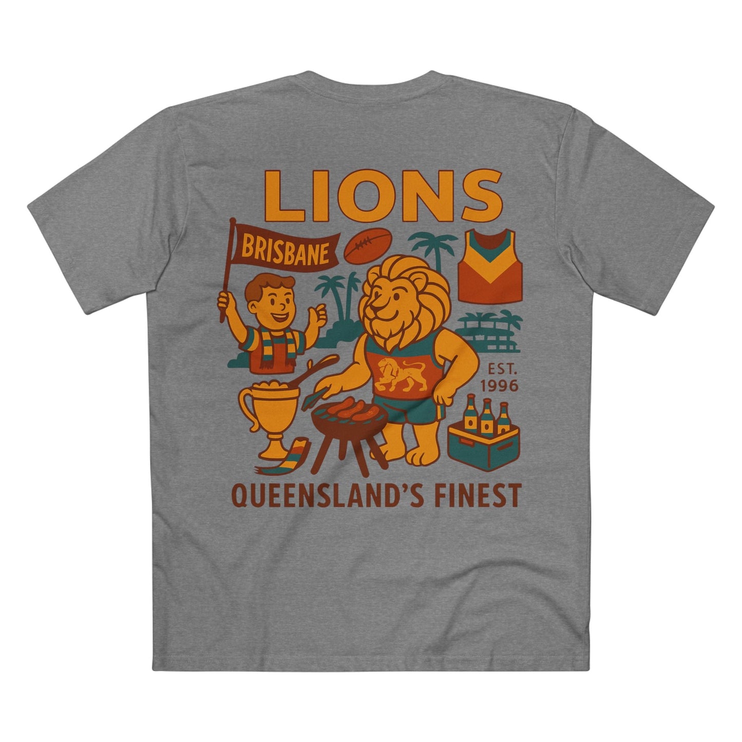 Brisbane Footy Tee - Lions Club Series - VFtees