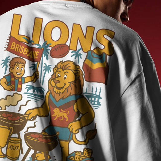 Brisbane Footy Tee - Lions Club Series - VFtees