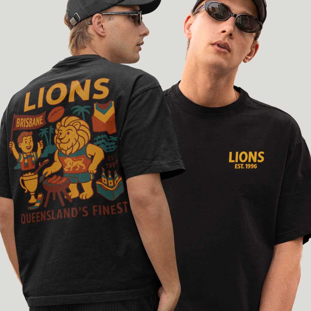 Brisbane Footy Tee - Lions Club Series - VFtees