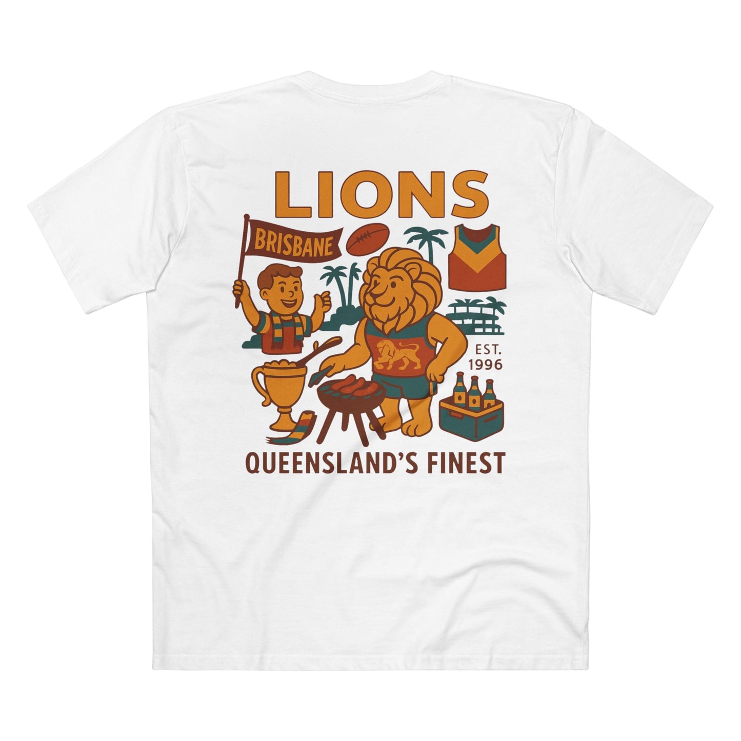 Brisbane Footy Tee - Lions Club Series - VFtees