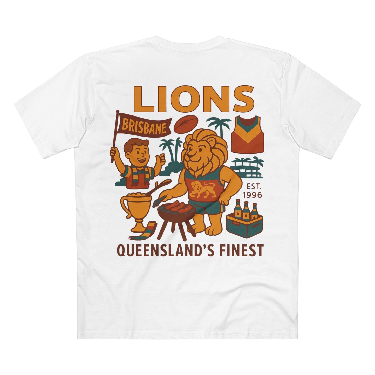 Brisbane Footy Tee - Lions Club Series - VFtees