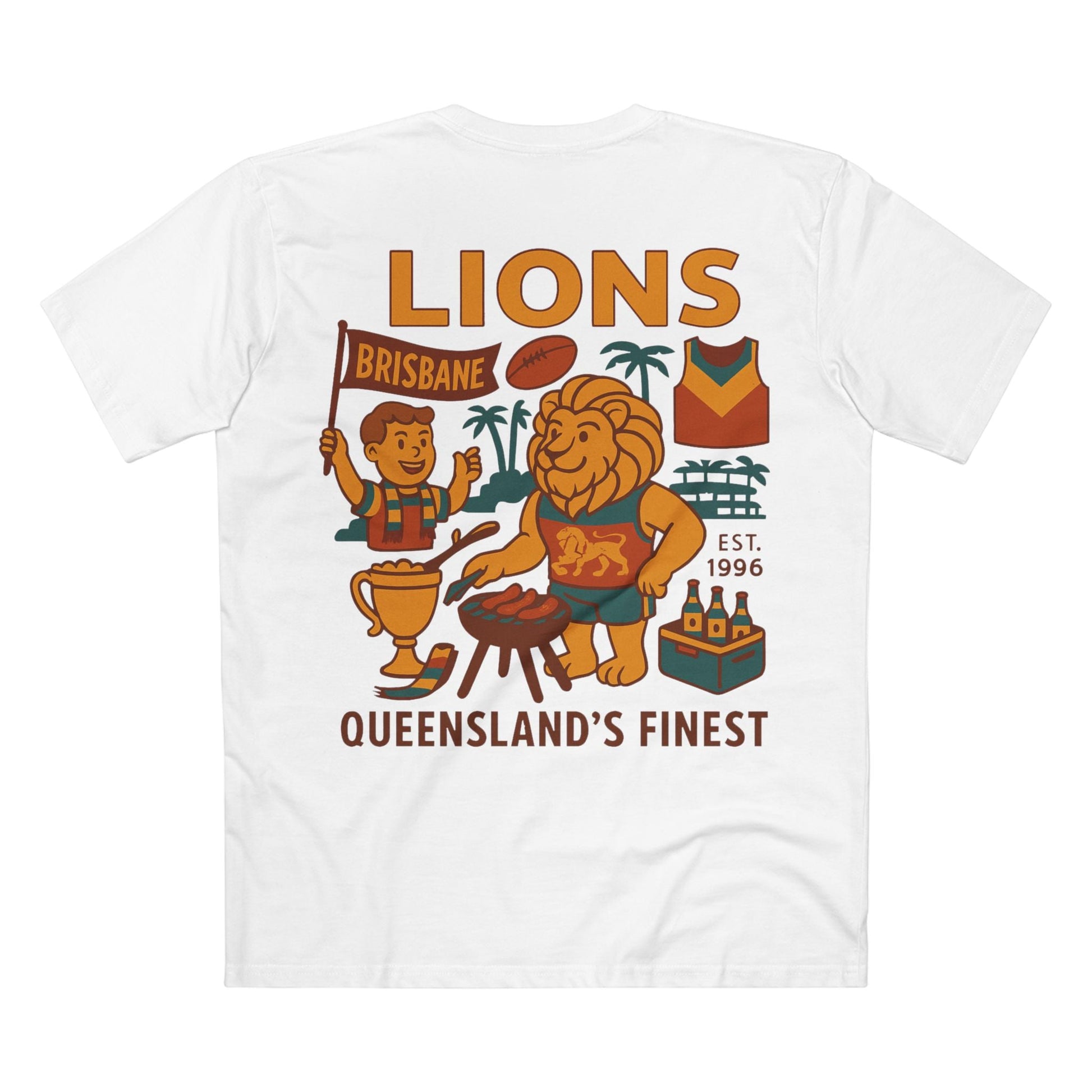 Brisbane Footy Tee - Lions Club Series - VFtees