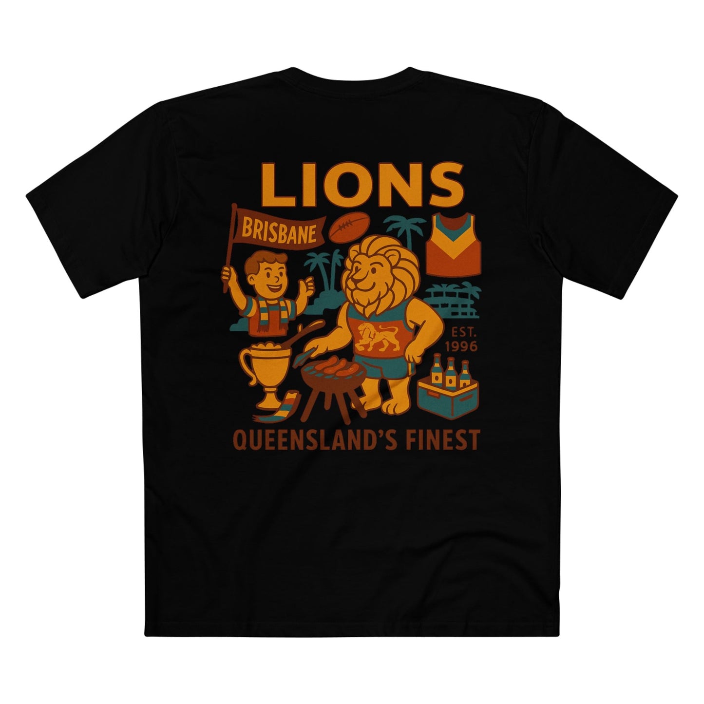Brisbane Footy Tee - Lions Club Series - VFtees