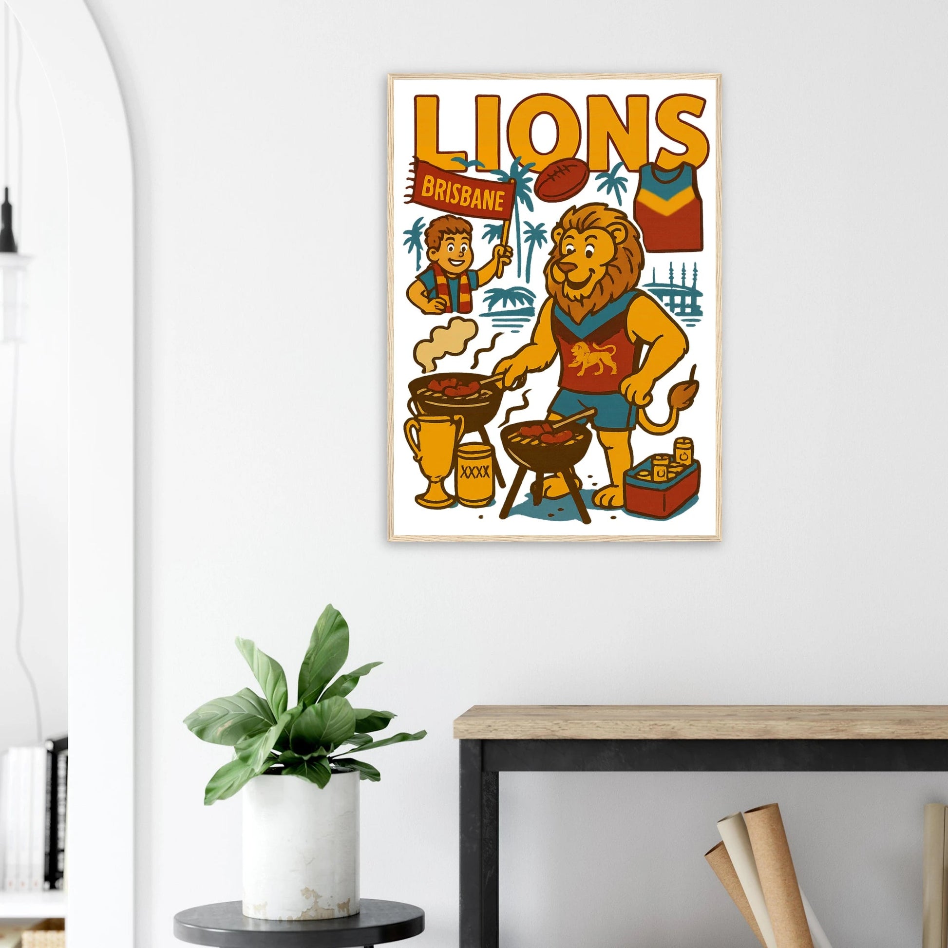 Brisbane Framed Wall Art - VFtees