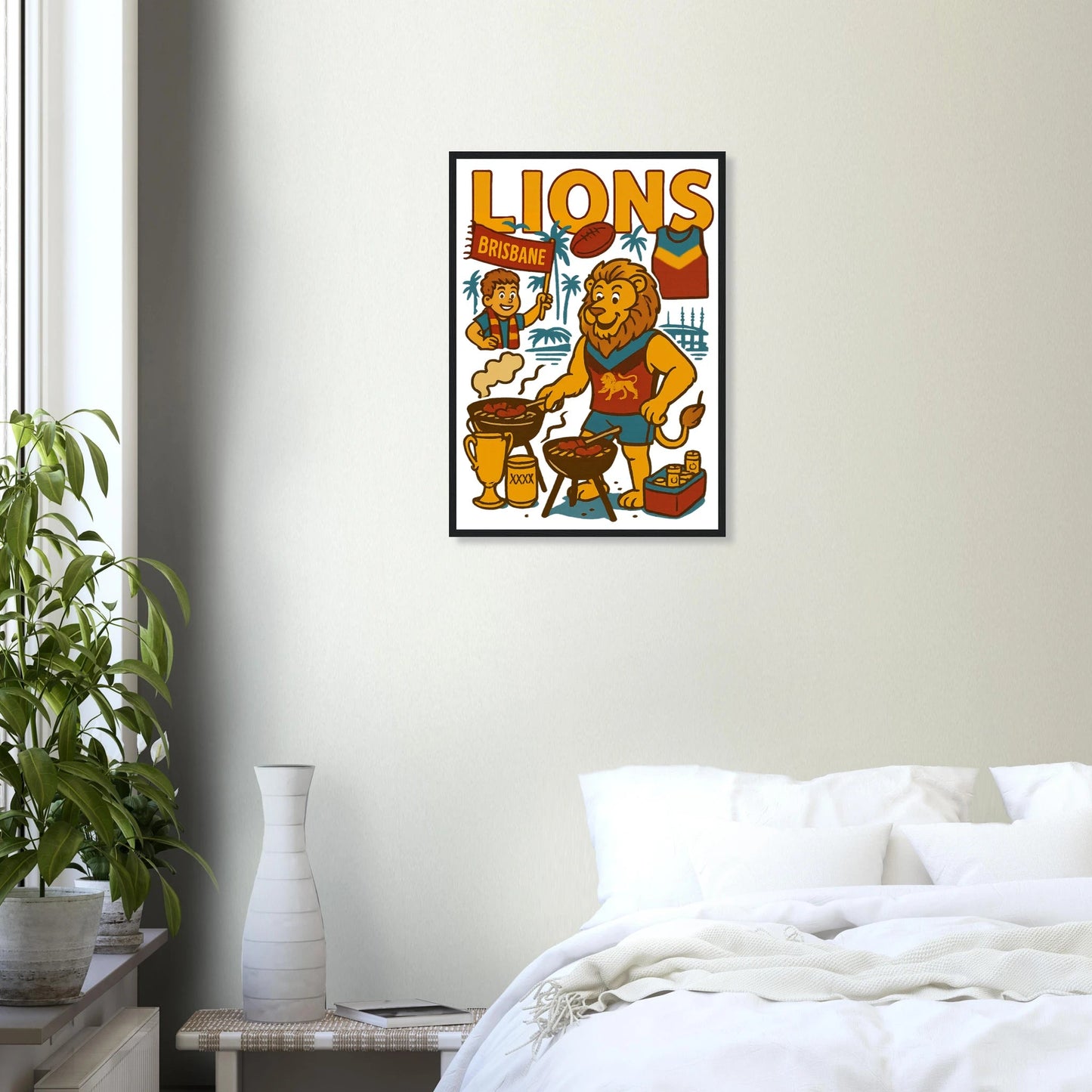 Brisbane Framed Wall Art - VFtees