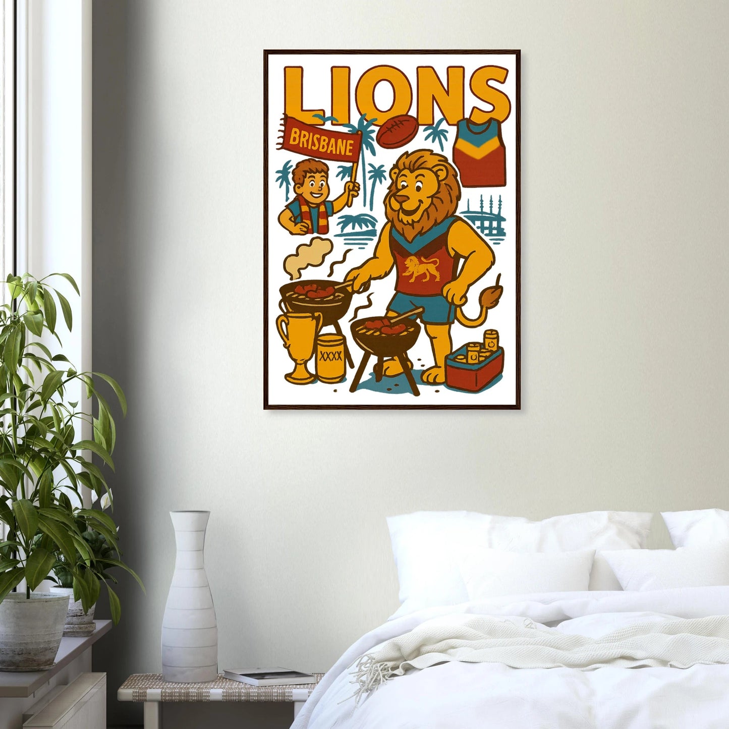 Brisbane Framed Wall Art - VFtees