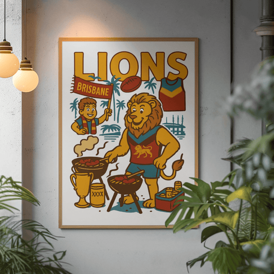 Brisbane Framed Wall Art - VFtees