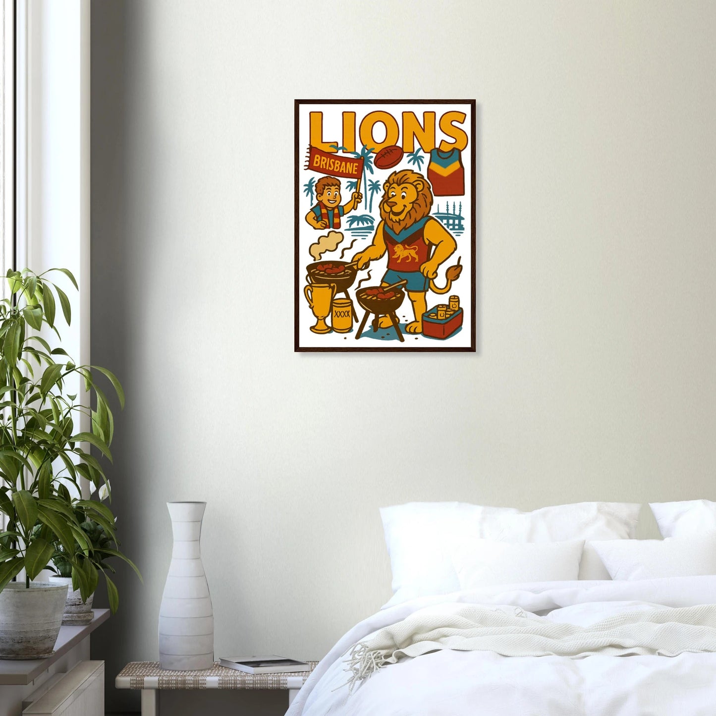 Brisbane Framed Wall Art - VFtees